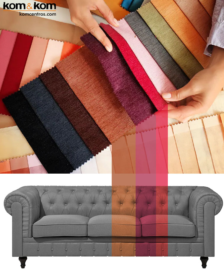 Personaliza tu sof&aacute; con el color y tejido que m&aacute;s te guste